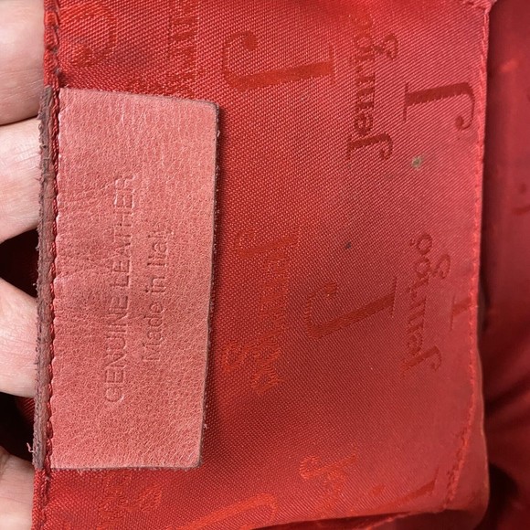 JENRIGO GREEN OLIVE SNAKE PYTHON LEATHER LARGE TOTE HAND SHOULDER BAG MADE ITALY - Picture 8 of 9